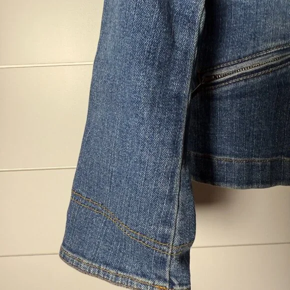 LOFT Classic Blue Jean Jacket - Picture 7 of 8